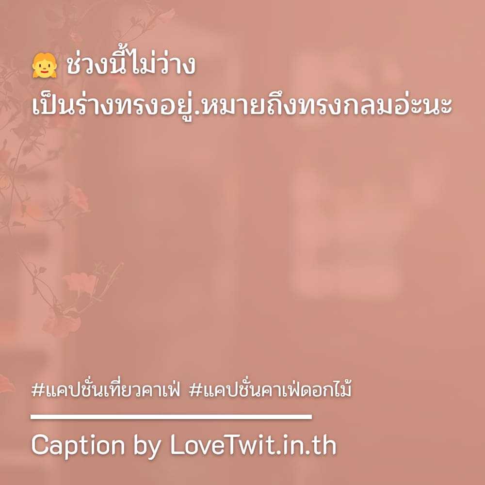 🚭 แคปชั่นกาแฟยามเช้า คำคมคาเฟ่ ต้องแชร์แน่นอน